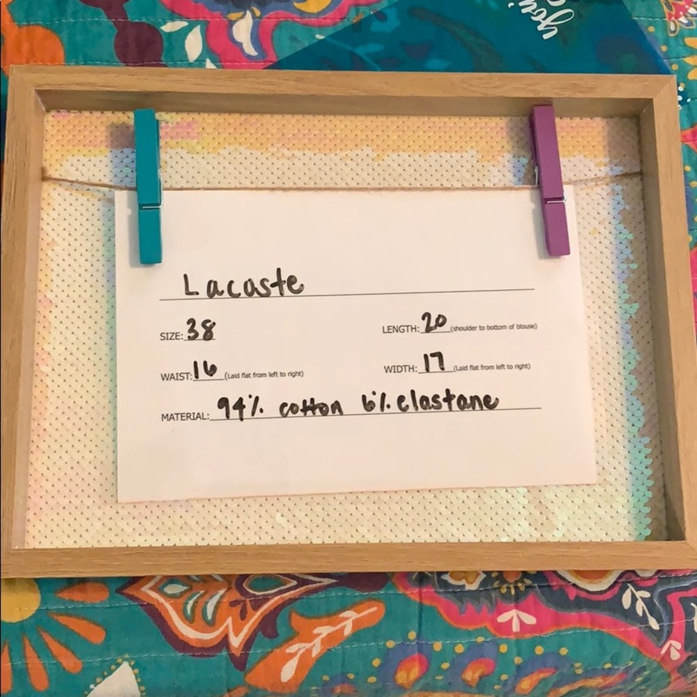 Lacoste Euc 2 Button Collared Polo - image 6